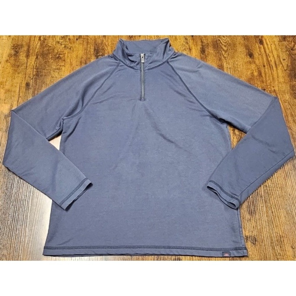 Faherty Movement Quarter Zip Pullover Lightweight Blue Sweater Men's Sz Medium